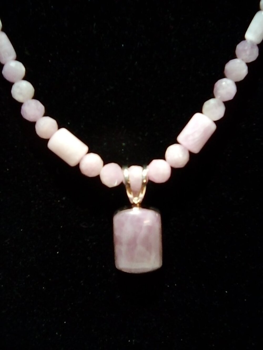 Jay King Sterling Lavender Kunzite Necklace